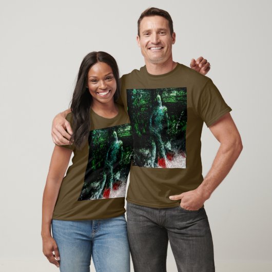 Silent Form/Abstract Figure Tee T-shirt (Unisex)