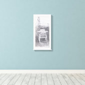 SILENT GARDEN Dradencanvasafdruk Canvas Afdruk (Insitu (Houten vloer))