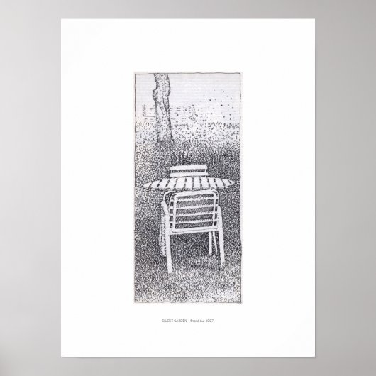 SILENT GARDEN Poster (Voorkant)