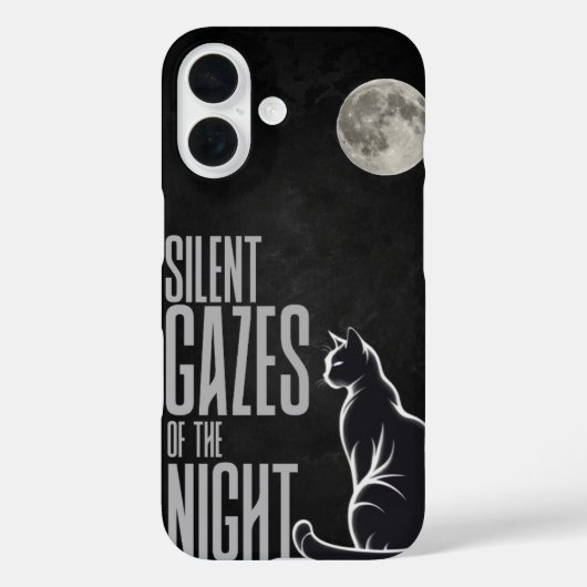 Silent Gazes van de Night Dark Night iPhone Case (Achterkant)