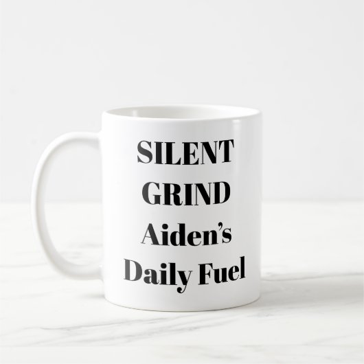 Silent Grind Mok – Gepersonaliseerde Hustle Remind (Links)