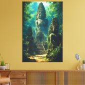 Silent Guardians of Siam Canvas Afdruk (Insitu (Woonkamer))