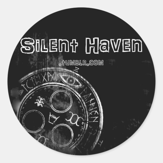 Silent Haven sticker 2 (Voorkant)