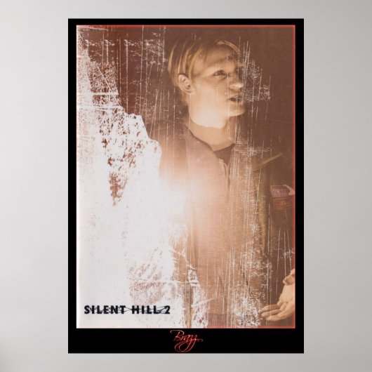 Silent Hill 2 - James Sunderland Desert Red Neo Poster (Voorkant)