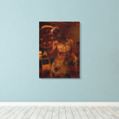 Silent Hill verpleegster Canvas Afdruk (Insitu (Houten vloer))