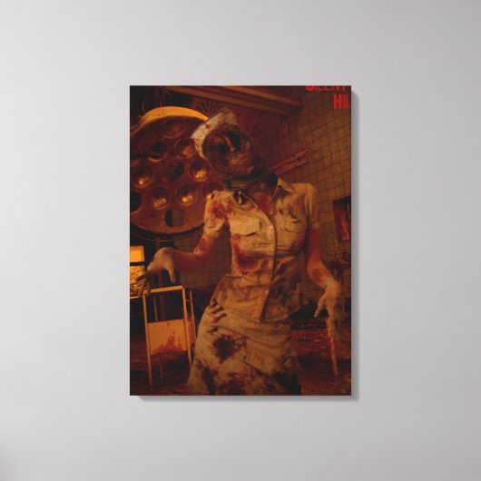 Silent Hill verpleegster Canvas Afdruk (Voorkant)