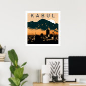 Silent Hope - Quiet Night in Kabul Poster (Thuiskantoor)