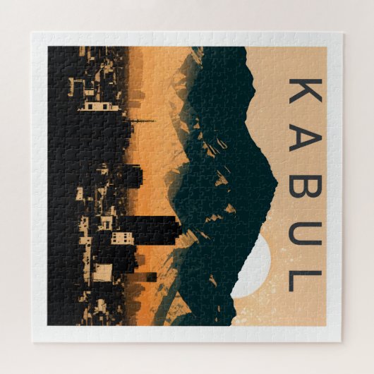 Silent Hope - Quiet Night in Kabul Puzzle Legpuzzel (Horizontaal)