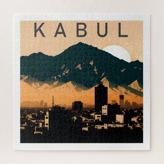 Silent Hope - Quiet Night in Kabul Puzzle Legpuzzel (Verticaal)