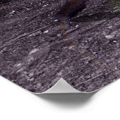 Silent hout poster (Hoek)