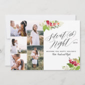 Silent (ish) nachtelijke multi-fotovakantiekaart. feestdagenkaart (Voorkant)