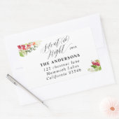 Silent (ish) night Christmas vakantieadres label (Envelop)