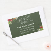 Silent (ish) night Christmas vakantieadres label (Envelop)