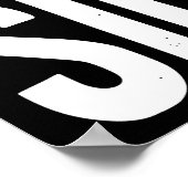 Silent Judgement Bold Grafisch Ontwerp Poster (Hoek)