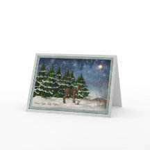 Silent-kerstkaart van nacht