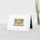 Silent-kerstkaart van nacht feestdagen kaart (Achterkant)