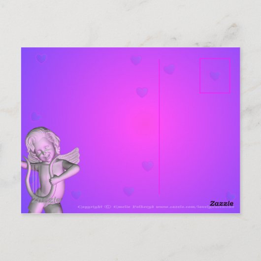 Silent Kiss Briefkaart (Achterkant)