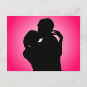 Silent Kiss Briefkaart (Voorkant)