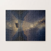 Silent Lake & Starry Night Jigsaw Puzzle Legpuzzel (Horizontaal)