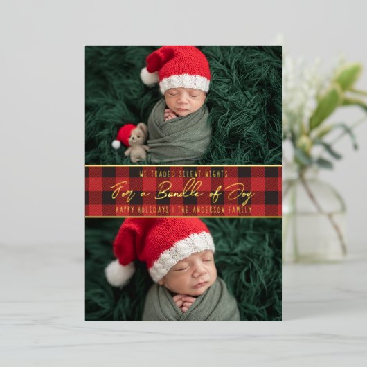 Silent-less Nights | Aankondiging kerstgeboorte (Staand Voorkant)