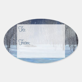 Silent Light Gift Label Stickers