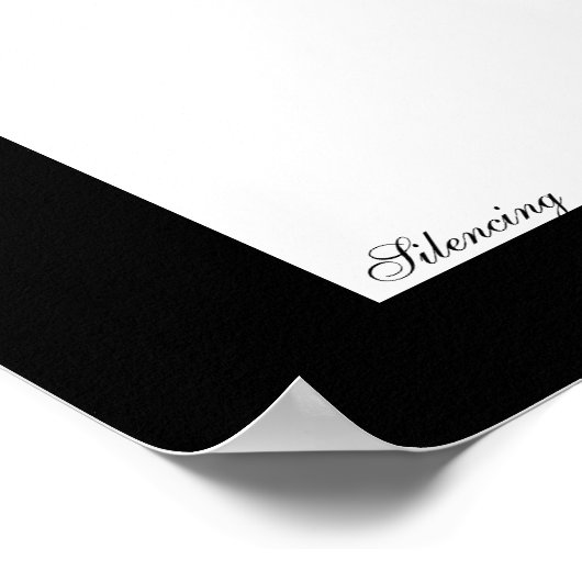 Silent Lips Poster (Hoek)