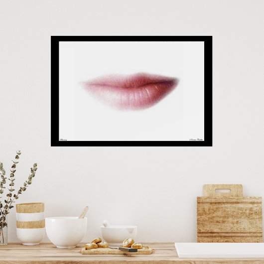 Silent Lips Poster (Keuken)