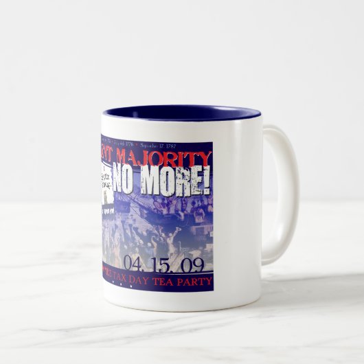 Silent Majority TEA mok (Voorkant rechts)