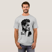 Silent Man Gift-be Rustig Symbool voor Vredesliefh T-shirt (Voorkant volledig)