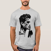 Silent Man Gift-be Rustig Symbool voor Vredesliefh T-shirt (Voorkant)