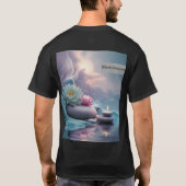 Silent Mantra Meditatie T-shirt (Achterkant)