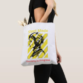 Silent Mode – Gaming in Progress | Gamer Room Warn Tote Bag (Dichtbij)