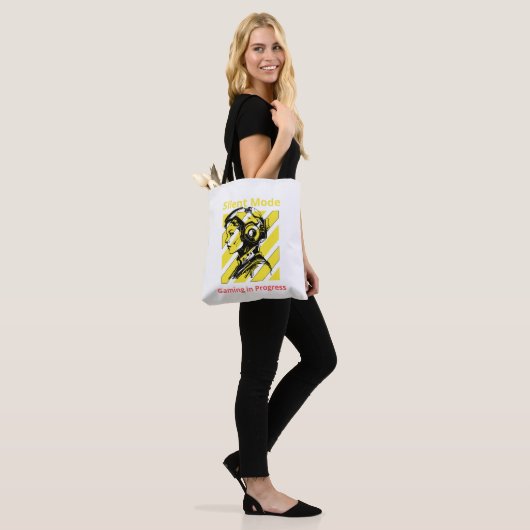 Silent Mode – Gaming in Progress | Gamer Room Warn Tote Bag (Op model)