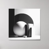 Silent Monoliths in Light Canvas Afdruk (Voorkant)
