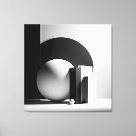 Silent Monoliths in Light Canvas Afdruk