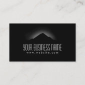 Silent Mountain Peaks Black Visitekaartje (Voorkant)