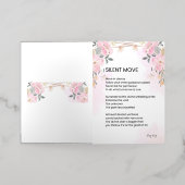 Silent Move - Aanmoedigingsgedicht Folie Wenskaart (Buiten Laag)