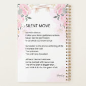 Silent Move - Aanmoedigingsgedicht Planner (Achterkant)