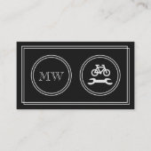 "Silent Movie" Bike Repair-Visitekaartjes Visitekaartje (Voorkant)