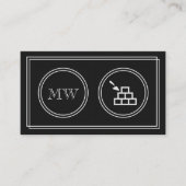 "Silent Movie" Bricklayer-Visitekaartjes Visitekaartje (Voorkant)