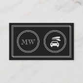 "Silent Movie" Chauffeur-Visitekaartjes Visitekaartje (Voorkant)