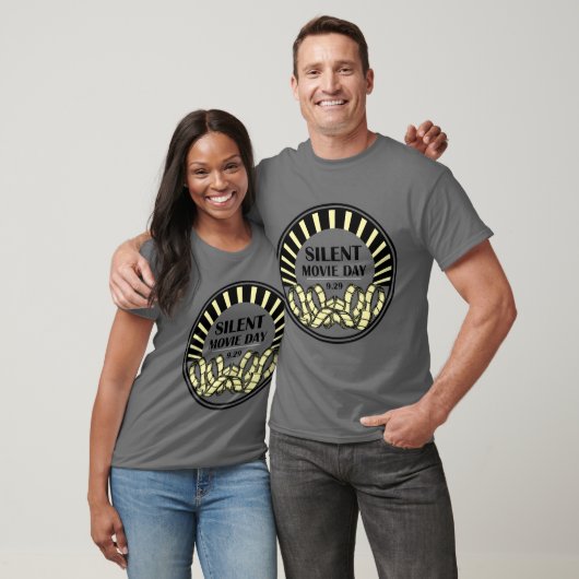 Silent Movie Day Mannen T-shirt (Unisex)