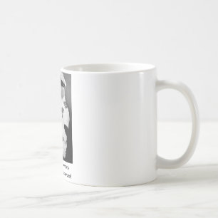 Silent Movie ~ Old Photo Monocle voor Mr Peanut Koffiemok