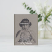 Silent Movie Star Orig Art Briefkaart (Staand voorkant)