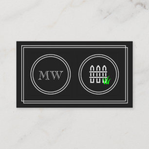 "Silent Movie" Visitekaartjes voor tuinarchitectuu