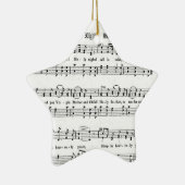 SILENT NACHT HOLY NGHT SHEET MUSIC CHRISTMAS SONG KERAMISCH ORNAMENT (Rechts)