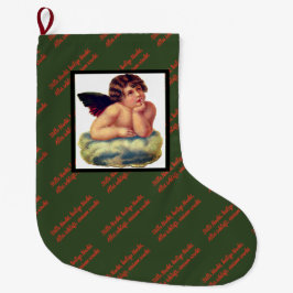 SILENT NACHT IN DUITSLAND W/ ANGEL Kerstmis stoppe Grote Kerstsok