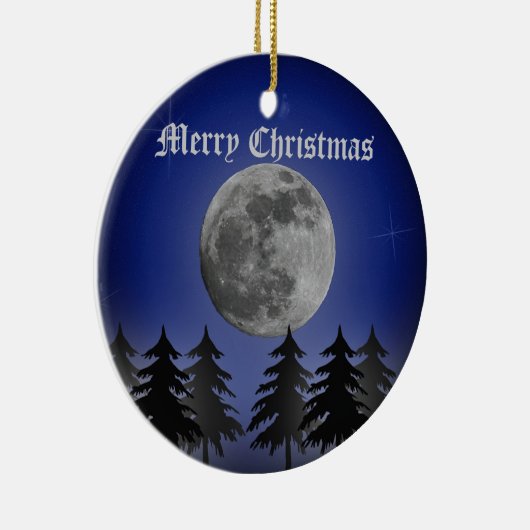 SILENT NACHT KERAMISCH ORNAMENT (Rechts)