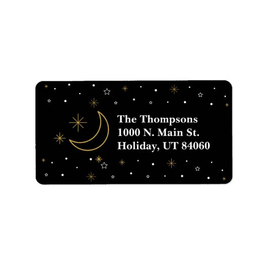 SILENT NACHT-/kerstlabels Etiket (Voorkant)