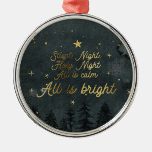 SILENT NACHTNACHT Circle Ornament